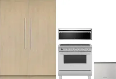 5 Piece Package Includes Refrigerator, Freezer, Range, Hood And Dishwasher